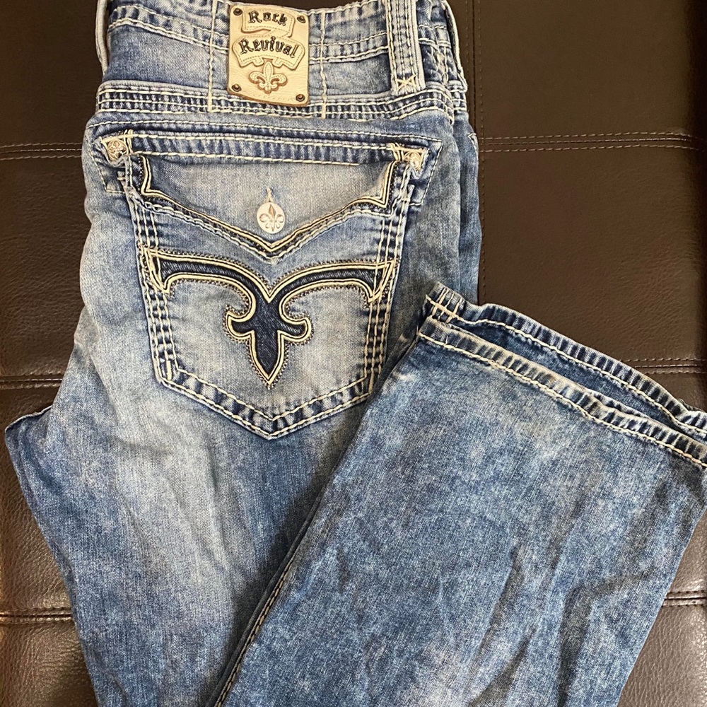 Men’s rock revival jeans